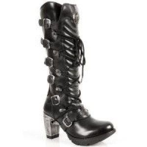 Сапоги ITALI NEGRO, NOMADA NEGRO, TRAIL NEGRO ACERO New Rock M.TR004-S1 - маленькая картинка