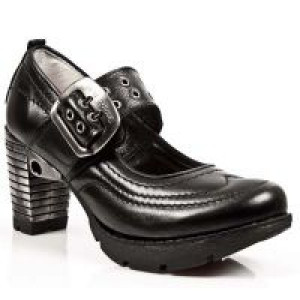  NOMADA NEGRO, TRAIL NEGRO TACON ACERO New Rock M.TR012-S1 -  