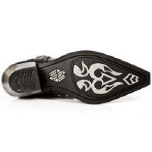  ITALI NEGRO Y BOX PLANE, WEST NEGRO ACERO T.ACERO New Rock M.7928-S1 -  