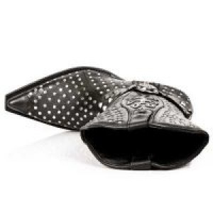  ITALI NEGRO Y BOX PLANE, WEST NEGRO ACERO T.ACERO New Rock M.7928-S1 -  