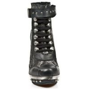  ITALI NEGRO PITON PLISADO NEG ACERO PL PUNK COB -  3