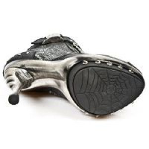  ITALI NEGRO PITON PLISADO NEG ACERO PL PUNK COB -  6