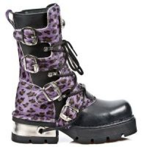  ITALI NEGRO PELO LEOPARDO LILA PLANING NEG NEW M3 -  1