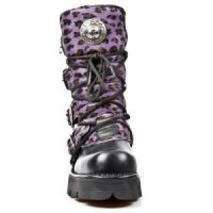  ITALI NEGRO PELO LEOPARDO LILA PLANING NEG NEW M3 -  3