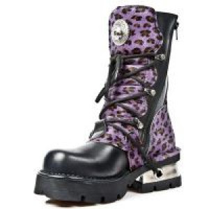  ITALI NEGRO PELO LEOPARDO LILA PLANING NEG NEW M3 -  4