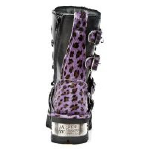  ITALI NEGRO PELO LEOPARDO LILA PLANING NEG NEW M3 -  5
