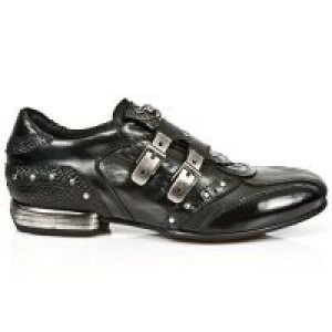  NOMADA NEGRO ITALI NEGRO PITON NEGRO SNOB T ACERO New Rock M.2715-S3 -  