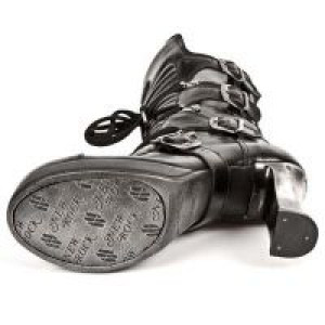  NOMADA NEGRO, PLATAFORMA GOTH TACON ACERO New Rock M.5815-S10 -  