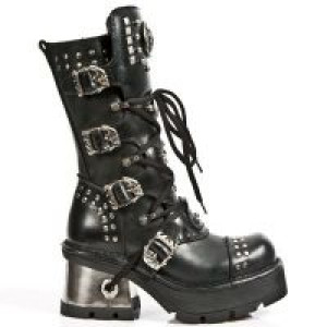  NOMADA NEGRO, ITALI NEGRO, PLANING NEGRO M8 ACERO New Rock M.1029-S1 -  