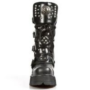  NOMADA NEGRO, ITALI NEGRO, PLANING NEGRO M8 ACERO New Rock M.1029-S1 -  