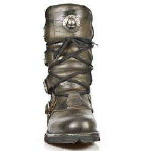  CHEYENNE KAKI, PLANING NEGRO SIN SCRATCHED LEATHER New Rock M.1473-E4 -  