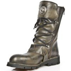  CHEYENNE KAKI, PLANING NEGRO SIN SCRATCHED LEATHER New Rock M.1473-E4 -  