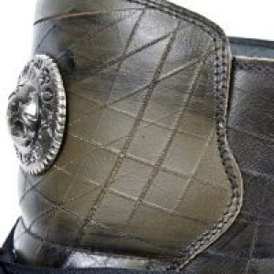  CHEYENNE KAKI, PLANING NEGRO SIN SCRATCHED LEATHER New Rock M.1473-E4 -  