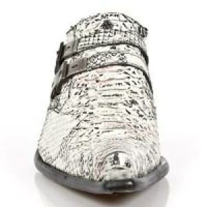  PITON BLANCO NEGRO SUELA SOL M2 ACERO New Rock M.2246-S11 -  