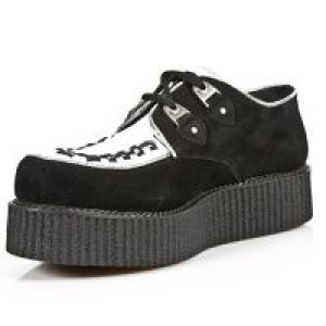  ANTE NEGRO NAPA BLANCA B PLANE ACERO CREEPER NEGRO New Rock M.2415-C2 -  