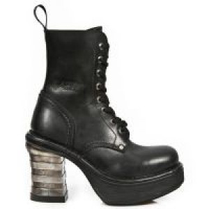  M.8354-S1 ITALI NEGRO, PLATAF NEGRO NRK TACON BANDAS ACERO-N New Rock M.8354-S1 -  