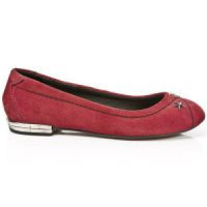  M.BL004-R6 VELOUR ROJO TPU NEGRO BAILARINAS TACON BL -  1