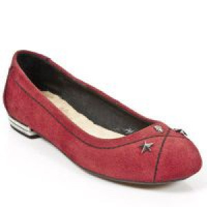  M.BL004-R6 VELOUR ROJO TPU NEGRO BAILARINAS TACON BL -  2