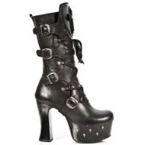  M.DK025-S1 NOMADA NEGRO, PLATF NEGRO DARK T. CRUZ NEGRO -  1