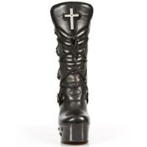  M.DK025-S1 NOMADA NEGRO, PLATF NEGRO DARK T. CRUZ NEGRO -  4