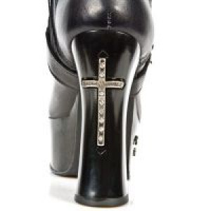  M.DK025-S1 NOMADA NEGRO, PLATF NEGRO DARK T. CRUZ NEGRO -  9