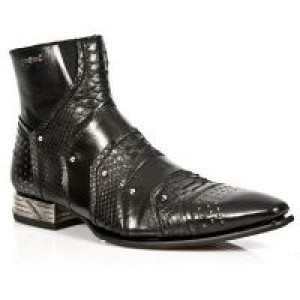  NOMADA NEGRO PITON NEGRO VIP1 NEGRO SUELA ACERO T New Rock M.NW122-S2 -  