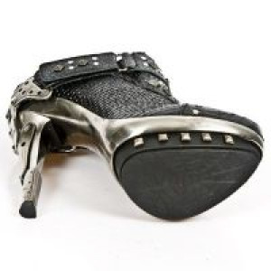  M.PUNK042-R3 PITON NEGRO PUNK ACERO PIR T RECICLE OREJAS -  6