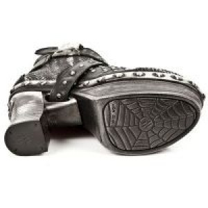  PITON PLIS.METAL-ACERO, ITALI NEGRO, P.ZUECO NE-AC -  6