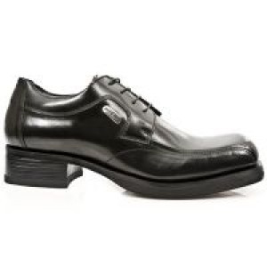  ANTIK NEGRO, SUELA SOL PLAT. T.M2 NEG TAPA NEGRA New Rock M.2803-S10 -  
