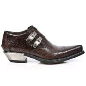  PITON MARRON, WEST NEGRO ACERO New Rock M.7934-S4 -  