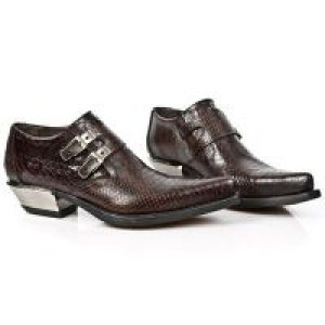  PITON MARRON, WEST NEGRO ACERO New Rock M.7934-S4 -  