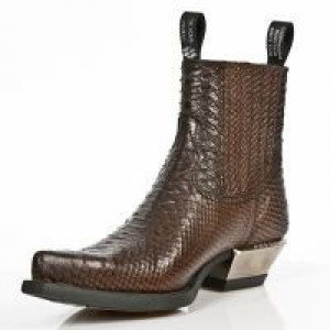  PITON MARRON, WEST NEGRO ACERO New Rock M.7953-S3 -  