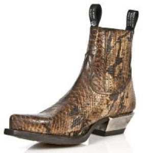  SNAKE CUERO, WEST NEGRO ACERO New Rock M.7953-S7 -  