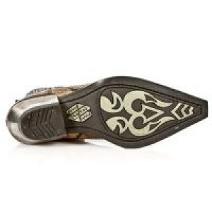  SNAKE CUERO, WEST NEGRO ACERO New Rock M.7953-S7 -  