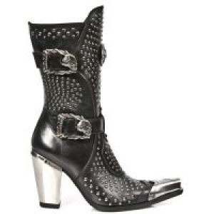  ITALI NEGRO, NOMADA NEGRO, BULL NEGRO TACON ACERO New Rock M.7983P-S1 -  