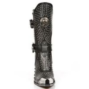  ITALI NEGRO, NOMADA NEGRO, BULL NEGRO TACON ACERO New Rock M.7983P-S1 -  