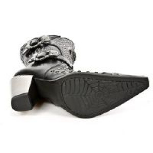  ITALI NEGRO, NOMADA NEGRO, BULL NEGRO TACON ACERO New Rock M.7983P-S1 -  