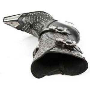  ITALI NEGRO, NOMADA NEGRO, BULL NEGRO TACON ACERO New Rock M.7983P-S1 -  