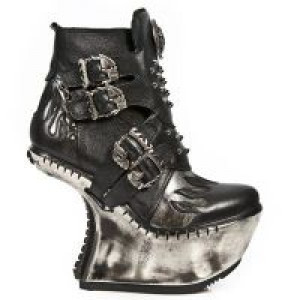    NOMADA NEGRO, PULIK ACERO, PLATF. EXTREME ACERO New Rock M.EXT011-S1 -  