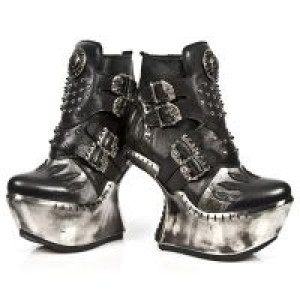    NOMADA NEGRO, PULIK ACERO, PLATF. EXTREME ACERO New Rock M.EXT011-S1 -  