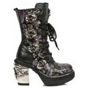  VINTAGE FLOWER LILA, ROCK NEGRO, PLATF. NRK SKULL -  1