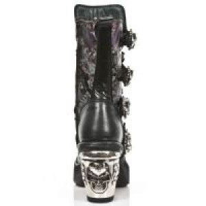 VINTAGE FLOWER LILA, ROCK NEGRO, PLATF. NRK SKULL -  5