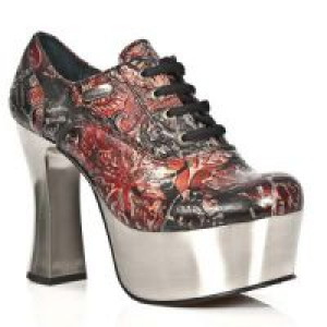  VINTAGE FLOWER ROJO, PLAFT. DARK ACERO -  2