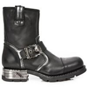  ITALI NEGRO BOX PLANE MOTOROCK NEGRO TACON ACERO New Rock M.MR7617-S1 -  