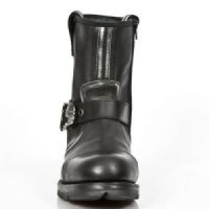  ITALI NEGRO BOX PLANE MOTOROCK NEGRO TACON ACERO New Rock M.MR7617-S1 -  