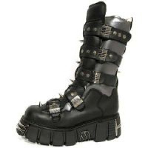  134 ITALI NEGRO ANTIC ACERO TOWER NEGRO New Rock M.134-C1 -  