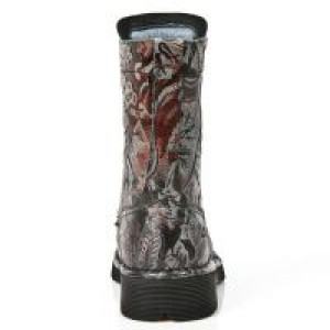  M.1423-S21 VINTAGE FLOWER ROJO, PLANING NEGRO SIN -  5