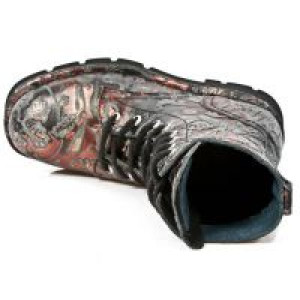  M.1423-S21 VINTAGE FLOWER ROJO, PLANING NEGRO SIN -  7
