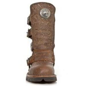  M.1471-S23 VINTAGE FLOWER ALASKA CUERO, PLANING MARRON SIN -  3