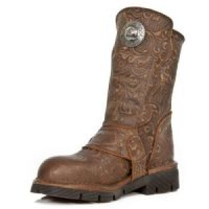  M.1471-S23 VINTAGE FLOWER ALASKA CUERO, PLANING MARRON SIN -  4